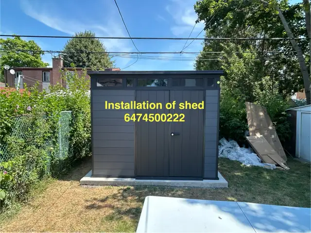 assembly of storage shed  in Outdoor Tools & Storage in Barrie - Image 5
