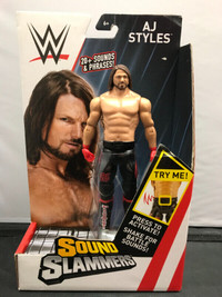 WWE Action Figure - Sound Slammers - AJ Styles - New