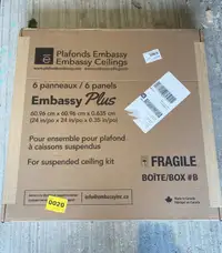 Embassy Ceiling Tiles (package of 6)