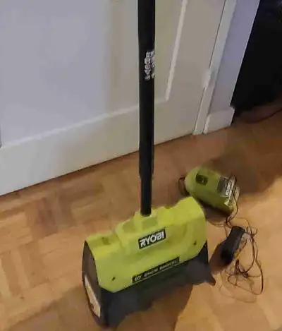 Ryobi 10" Electric Snow shovel with battery, View more