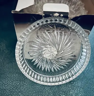 Pinwheel Crystal Coasters, View more