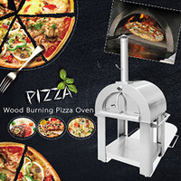 pizza oven wood/gas outdoor stainless steel