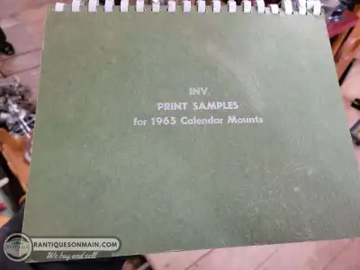 Vintage 1965 Calendar Photo Mounts, View more
