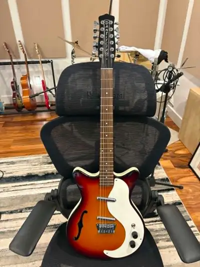 2004 sunburst DanElectro DC59/12 12 string electric, View more