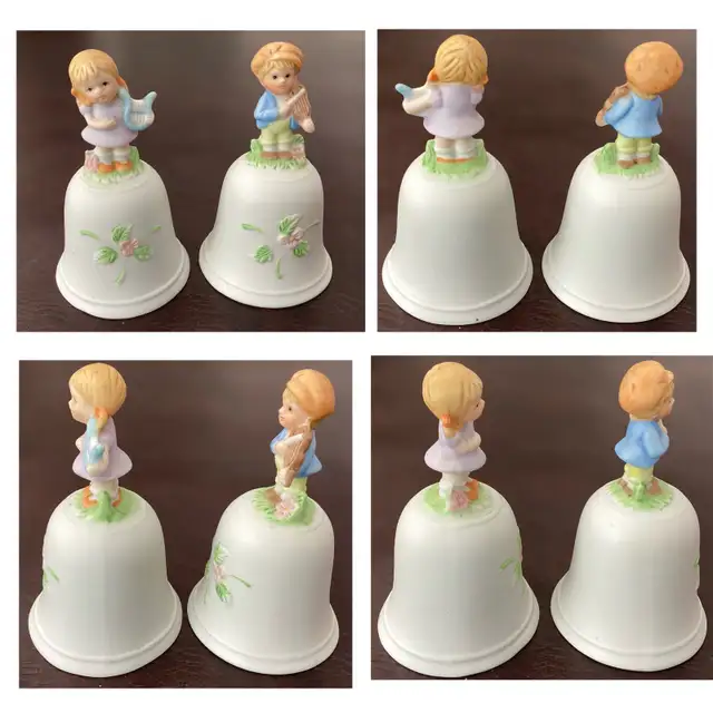 Paire de 2 clochettes en porcelaine Homco in Arts & Collectibles in Québec City - Image 6