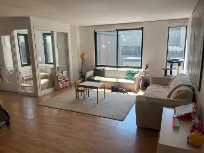 Je cède mon bail au 1er août ou 1er septembre !! Découvrez ce magnifique condo insonorisé et très lu...