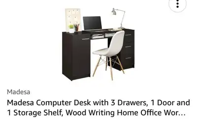 Madesa Computer Desk (from Wayfair), View more