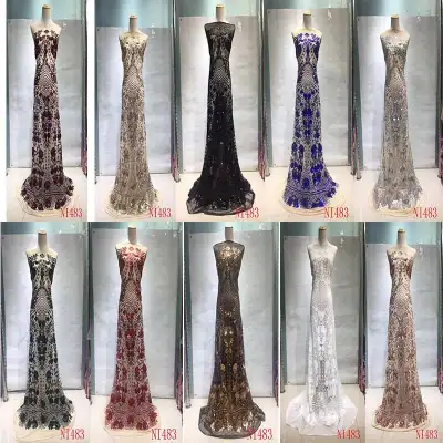 African & English Lace Fabric Wholesale & Alteration Available, View more