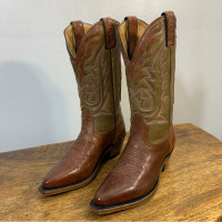 Boulet western leather cowboy boots like new (femme)