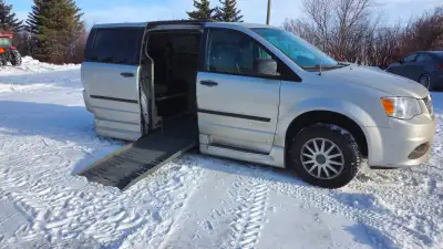 2012 Dodge Caravan Handicap Van - roughly 80,000 km The van has been modifed with a BraunAbility con...