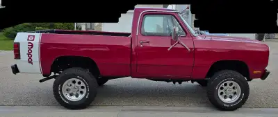 Selling my 1981 Dodge W150 4x4 regular cab long box with the 318 V8. Classic square-body Dodge/Mopar...