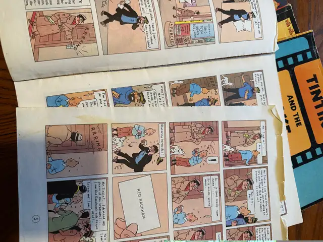 Tintin Books, Vintage 1970s in Comics & Graphic Novels in Kingston - Image 8