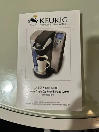 Keurig Platinum B70, View more