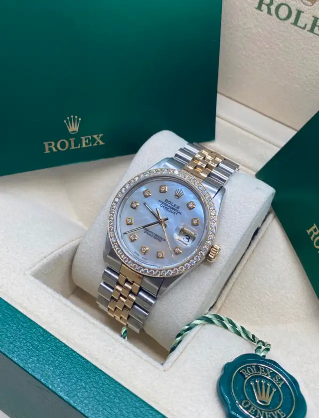 Rolex 36mm Mother of Pearl Diamonds63782626671233121