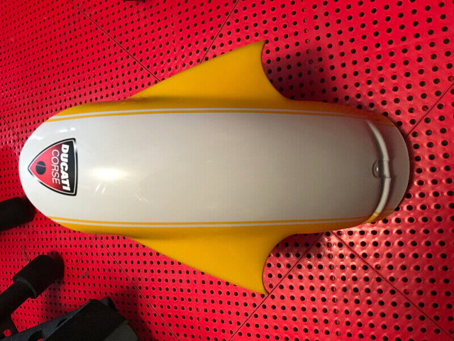 Ducati Performance front fender 748,996,998,916 SBK yellow white in Other in City of Toronto - Image 4