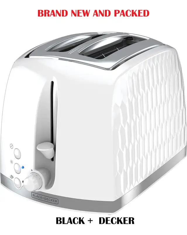 Black + Decker Honeycomb Collection 2-slice TOASTER in Toasters & Toaster Ovens in Mississauga / Peel Region - Image 2