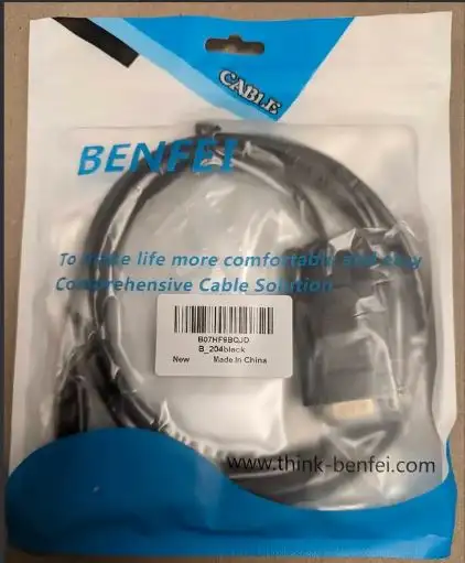 Brand New Sealed BNIB BENFEI USB C to VGA 6 Feet Cable in Cables & Connectors in Mississauga / Peel Region - Image 2