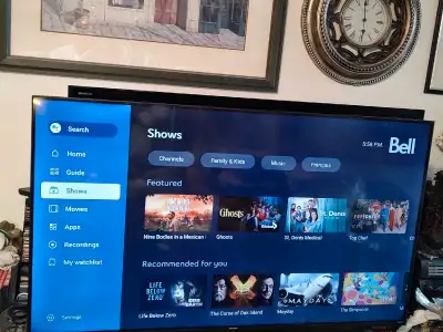 Smart TV with a 55" screen. Downtown Toronto., View more