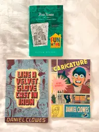 Graphic Novels: Fun Home, Caricature, Like a Velvet Glove