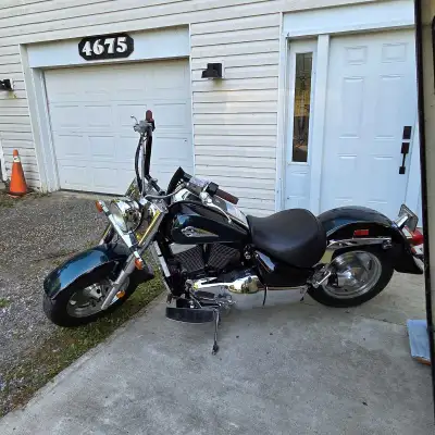 Just don't ride it enough. Has new 10" riser bars and new Vance and Hines pipes. Was safetied in Jun...
