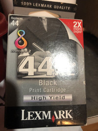 2 New black ink cartridges unopened
