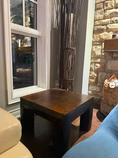 Square Wooden Side Table, View more