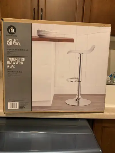 New, unopened box, liftable bar chair, View more