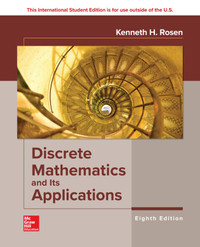 Discrete Mathematics and Its Applications 8E 9781260091991