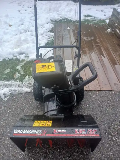 Yard Machines Snow Blower, View more