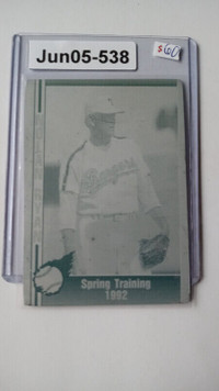 1992 Pacific Baseball Nolan Ryan printing Plate 1/1 Texas Expres