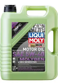 Liqui Moly 5W-40 Molygen Synthetic premium oil 20232