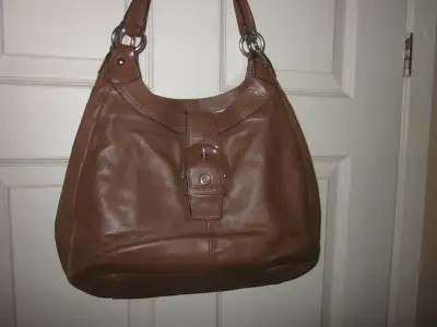Brown Leather Coach Purse, View more