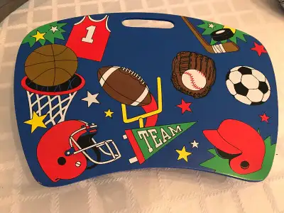 Sports Themed Lap Table - $10, View more