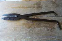 Antique Peck, Stow & Wilcox #4 Blacksmith Bench Millboard Shears