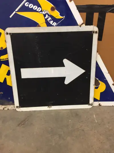 Left right up down reflective sign 306-717-9678, View more