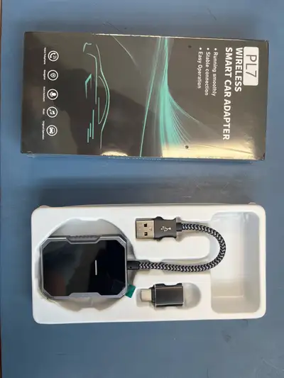 Wireless CarPlay & Android auto dongle. Converts any wired CarPlay/ Android auto to wireless.Works w...