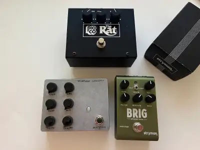 Fairfield Circuitry Shallow Water, Strymon Brig, ProCo Rat, View more