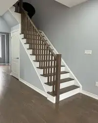 $89 stairs and hardwood floors 