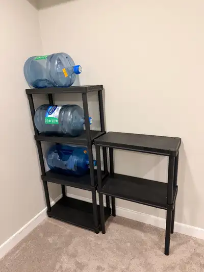 6 tier plastic shelf., View more