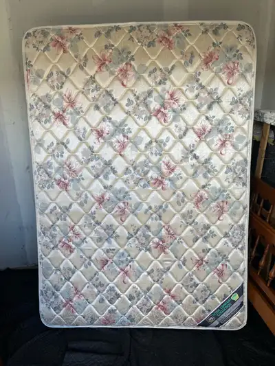 Bed-Double Box Spring & Matress / Maple Head-Foot Board, View more