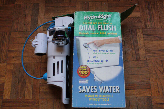 Dual-flush converter/Convertisseur à doulbe chasse dans Articles pour la salle de bains  à Ville de Montréal