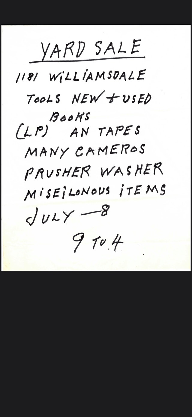 Yard sale Garage Sales Truro Kijiji