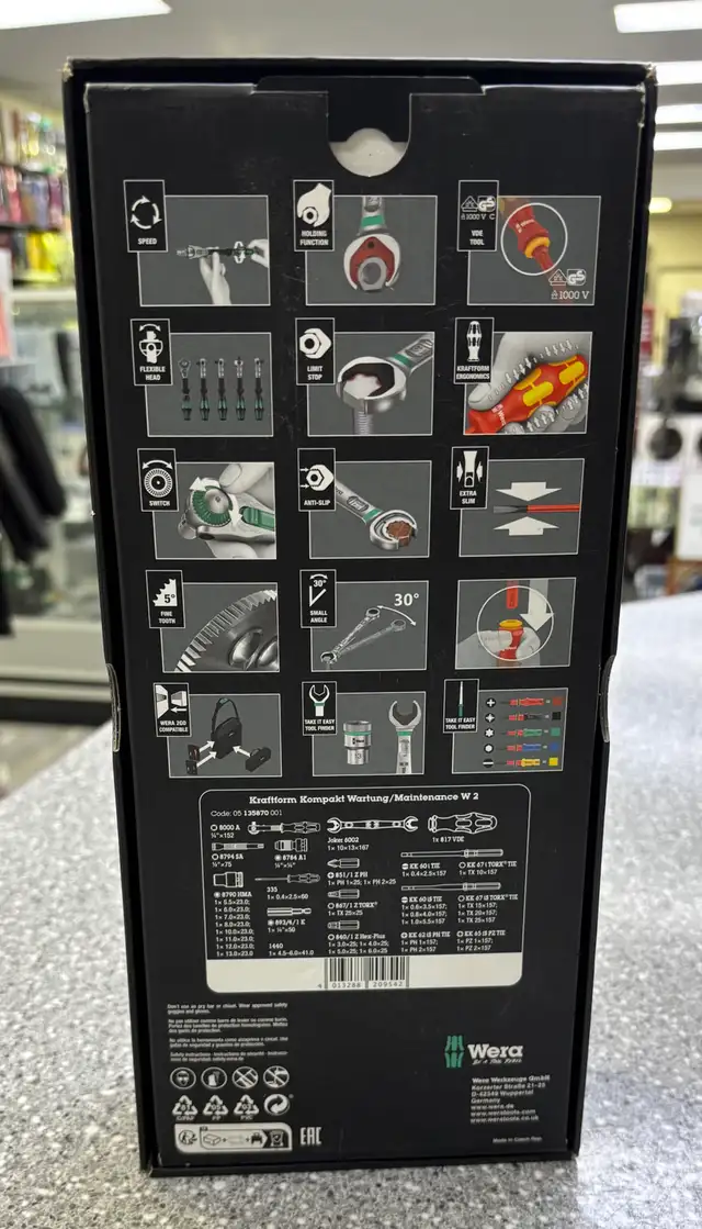 Wera KKW2 35PC Compact Maintenance Kit NIB in Hand Tools in Oshawa / Durham Region - Image 5
