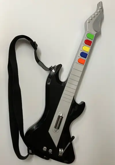 Guitar Hero Rock Band Guitar Wireless Intec PS2, View more