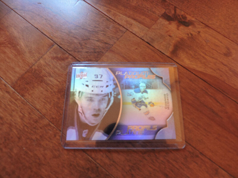 Carte de hockey Tim Horton 20162017 Connor McDavid Platinum Pro Art