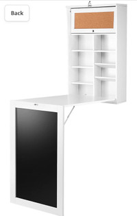 Wall mounted foldable desk
