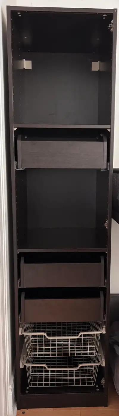 Moving Sale! IKEA PAX Wardrobe / Closet Organizer (Black-Brown), View more