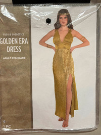 Gold Goddess Costume with serpent band