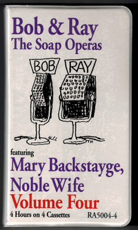 Bob and Ray the soap operas vol 4 FACTORY SEALED 4 cassettes
