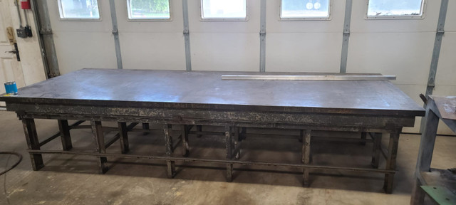 Cast iron welding table with 2" top in Other Business & Industrial in Portage la Prairie